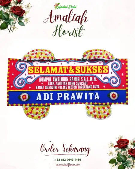 Papan Bunga Ucapan Selamat Sukacari