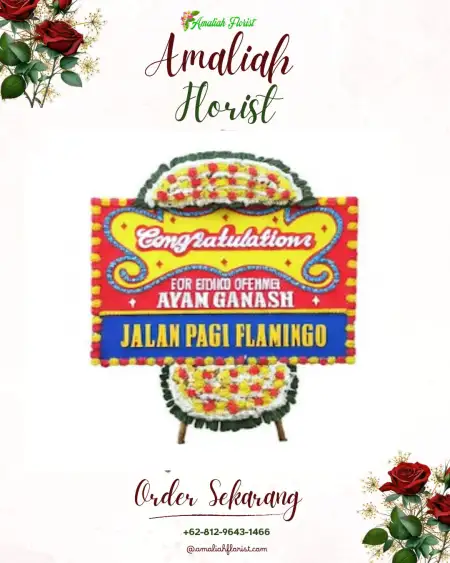 Sewa Papan Bunga Sukacari
